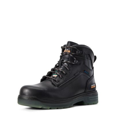 Ariat Work: Turbo 6" H2O CSA Zapatos de Seguridad Hombre - Negras (ZWSUM9186)